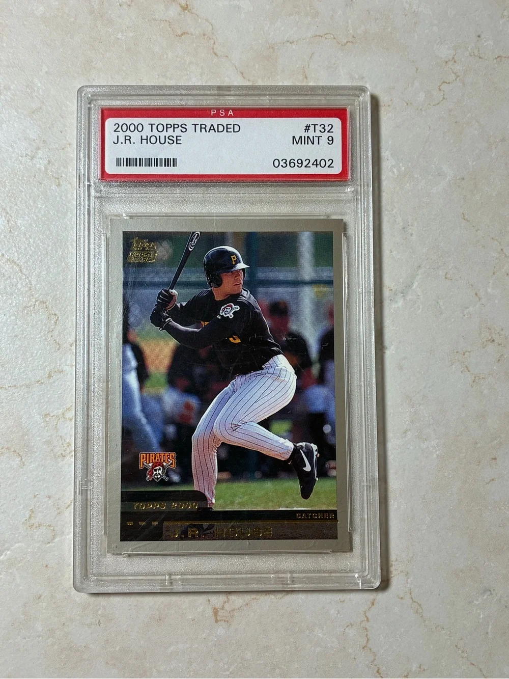 J.R. House 2000 Topps Traded Baseball Card #T32- PSA 9 -